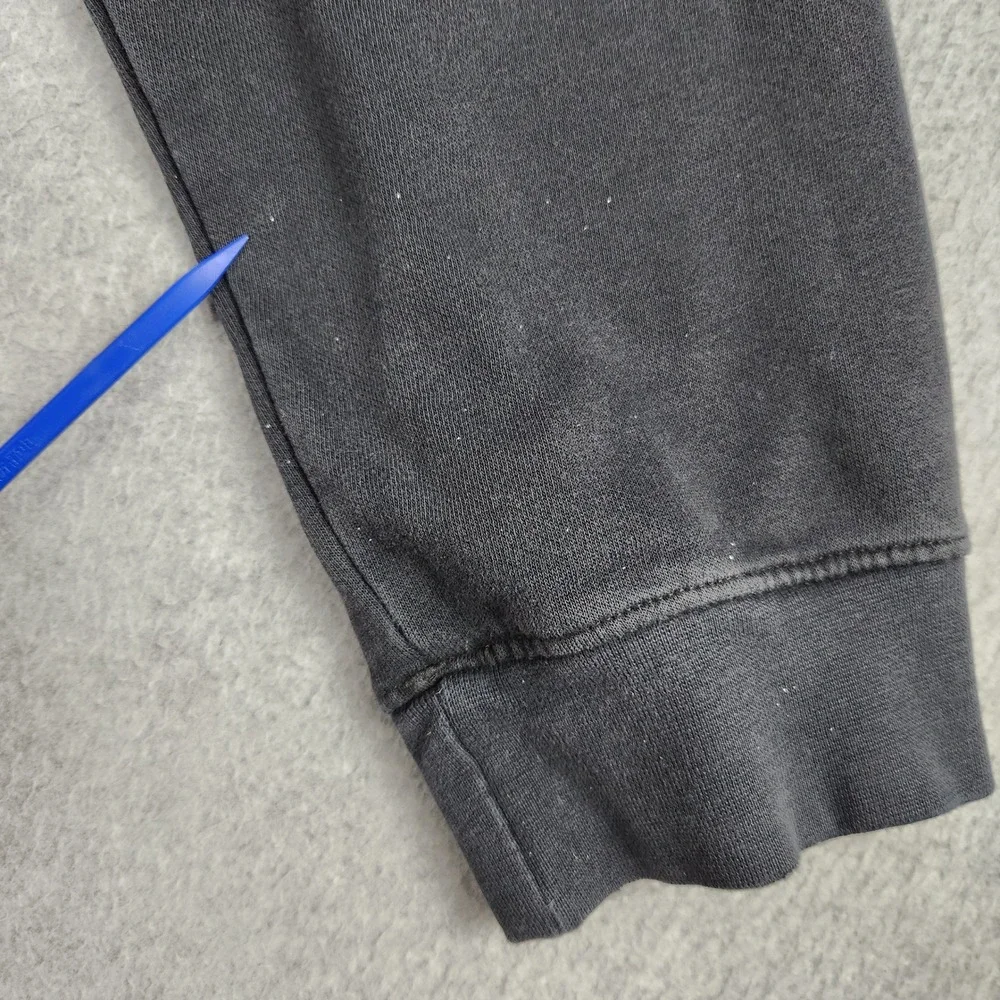 Under Armour Jogger Sweatpants Youth XL Black Graphic Logo Loose Fit Drawstring